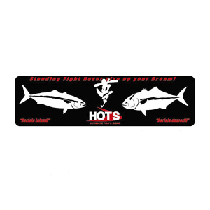 Наклейка Hots Sticker Kingfish & Amberjac Black