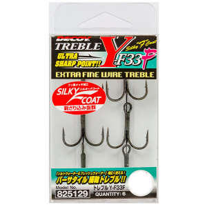 Крючок тройной Decoy Y-F33F #4/0