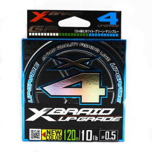 X-BRAID UPGRADE X4 3 COLOR 120м