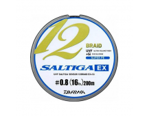 Шнур плетеный Daiwa Saltiga EX 12 Braid UVF+SI #0.8