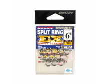 Заводные кольца Decoy Split Ring EX #6+ 120lb