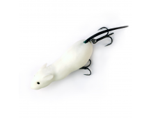 Мышь красноярская белая/светонакопительная №5 11см 35гр